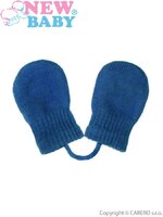 Dětské zimní rukavičky New Baby modré vel. 56 (0-3m)