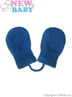 Dětské zimní rukavičky New Baby modré vel. 56 (0-3m)