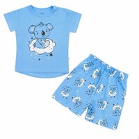 NEW BABY letní pyžamko DREAM modrá vel. 80