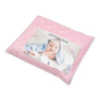 NEW BABY dětská deka 80x90 cm růžová