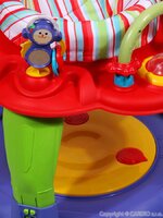 BABY MIX multifunkční dětský stoleček červená
