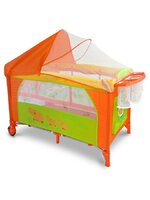 MILLY MALLY cestovní postýlka MIRAGE DELUXE 2018 oranžová