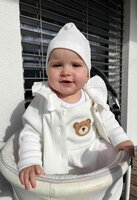 NEW BABY laclová sukýnka Luxury clothing Laura bílá vel. 74