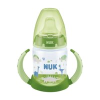 NUK kojenecká láhev DINO 150 ml zelená