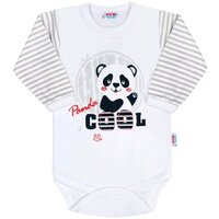 NEW BABY body s dlouhým rukávem PANDA vel. 74