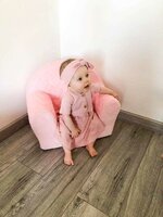 NEW BABY šatičky s čelenkou PRACTICAL růžová vel. 74