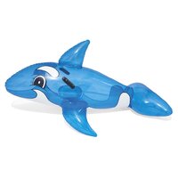 BESTWAY dětský nafukovací delfín do vody s úchyty modrá