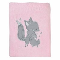 KOALA dětská deka FOXY 90x110 cm růžová
