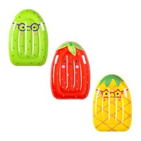 BESTWAY dětské nafukovací lehátko s úchyty Ananas 84x56 cm žlutá