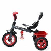 BABY MIX dětská tříkolka RIDER 360° červená