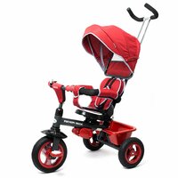 BABY MIX dětská tříkolka RIDER 360° červená