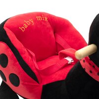 BABY MIX houpací hračka s melodií Beruška červená