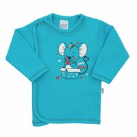 NEW BABY košilka MOUSE tyrkysová vel. 68 NEW BABY košilka MOUSE tyrkysová vel. 68