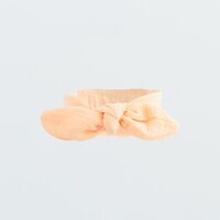 NEW BABY mušelínová čelenka Leny oranžová vel. 68
