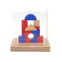VIGA dřevěná hra Stavební bloky 3D VIGA dřevěná hra Stavební bloky 3D