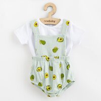 NEW BABY kraťasy a tričko Avocado zelená vel. 62