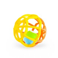 BABY MIX interaktivní svítící a hrající chrastítko BALÓNEK žlutá