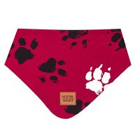 NEW BABY šátek na krk Tlapka růžová vel. S