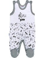 NEW BABY dupačky MUSIC bílá vel. 68