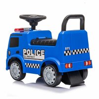 BABY MIX dětské odrážedlo se zvukem Mercedes POLICE modrá