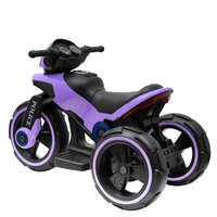 BABY MIX dětská elektrická motorka POLICE fialová