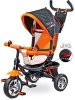 TOYZ dětská tříkolka s vodící tyčí Timmy 2017 oranžová TOYZ dětská tříkolka s vodící tyčí Timmy 2017 oranžová