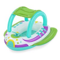 BESTWAY dětská nafukovací vesmírný člun se stříškou 107x112 cm zelená BESTWAY dětská nafukovací vesmírný člun se stříškou 107x112 cm zelená