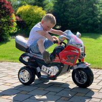 BABY MIX dětská elektrická motorka RACER bílá