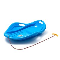 BABY MIX sáňkovací kluzák PREMIUM KOMFORT MUŠLE 80 cm modrá BABY MIX sáňkovací kluzák PREMIUM KOMFORT MUŠLE 80 cm modrá