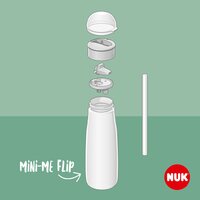 NUK dětská láhev Mini-Me Flip 450 ml zelená