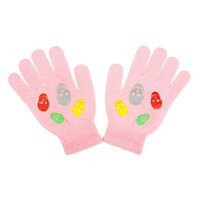 NEW BABY zimní rukavičky GIRL růžová vel. 122
