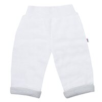 NEW BABY tepláčky SNOWY COLLECTION bílá vel. 56