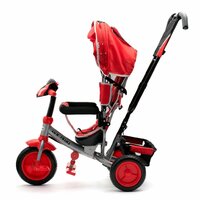 BABY MIX dětská tříkolka s LED světly LUX TRIKE růžová