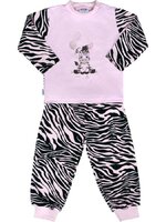 Dětské bavlněné pyžamo New Baby Zebra s balónkem růžové vel. 74 (6-9m) Dětské bavlněné pyžamo New Baby Zebra s balónkem růžové vel. 74 (6-9m)