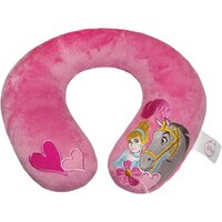 KAUFMANN dětský cestovní polštářek 24x19 cm PRINCESS růžová