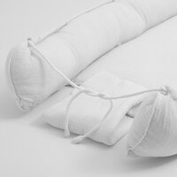NEW BABY mušelínové hnízdečko pro miminko bílá