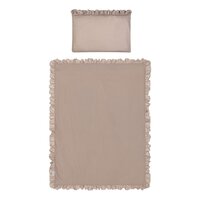 BELISIMA dvoudílné ložní povlečení PURE 90x120 cm hnědá