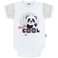 NEW BABY body s krátkým rukávem PANDA vel. 86