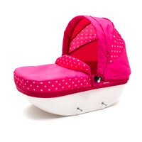 NEW BABY dětský kočárek pro panenky COMFORT růžová
