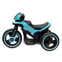 BABY MIX dětská elektrická motorka POLICE modrá