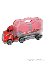 BAYO dětské nákladní auto s nářadím červená