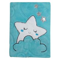 KOALA dětská deka Sleeping Star 80x100 cm modrá