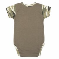 NEW BABY body s krátkým rukávem ARMY GIRL zelená vel. 74