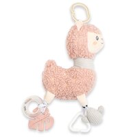 NEW BABY plyšová hračka Lama růžová