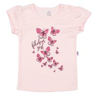 NEW BABY tričko se sukýnkou BUTTERFLIES šedá vel. 62