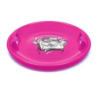BABY MIX sáňkovací talíř 60 cm MUSIC růžová BABY MIX sáňkovací talíř 60 cm MUSIC růžová