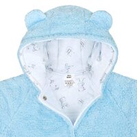 NEW BABY zimní kabátek NICE BEAR modrá vel. 56