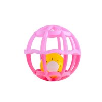 BABY MIX interaktivní svítící a hrající chrastítko BALÓNEK růžová