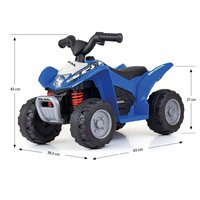 MILLY MALLY elektrická čtyřkolka Honda ATV modrá