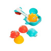 AKUKU dětské hračky do vody s košem modrá